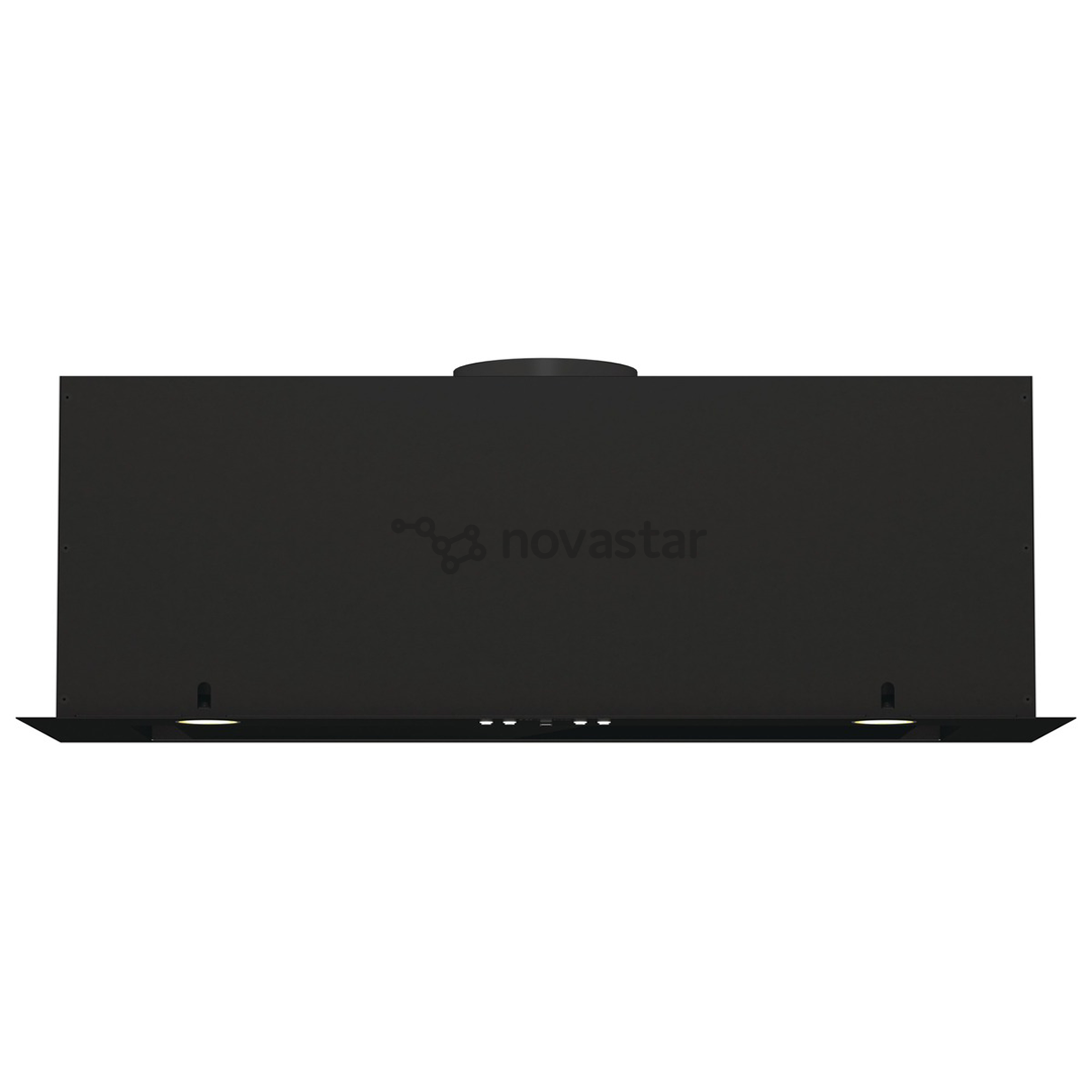 Hisense, 660 m³/val., plotis 80 cm, juodas - Įmontuojamas gartraukis