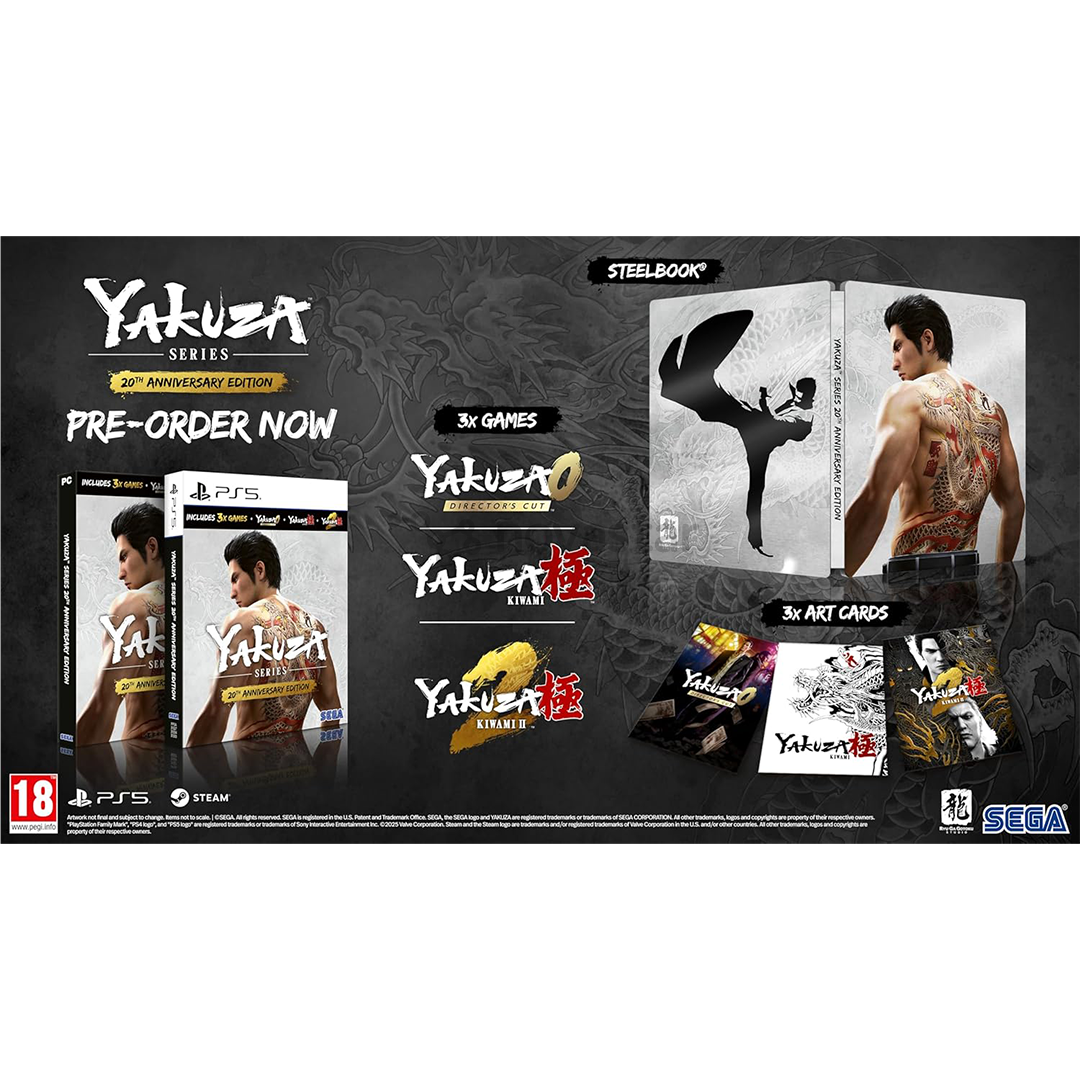 Yakuza 20th Anniversary Edition, PlayStation 5 - Игра