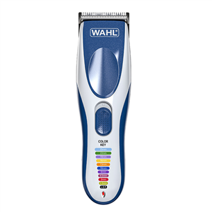 Wahl Color Pro Cordless, balta/mėlyna - Plaukų kirpimo mašinėlė