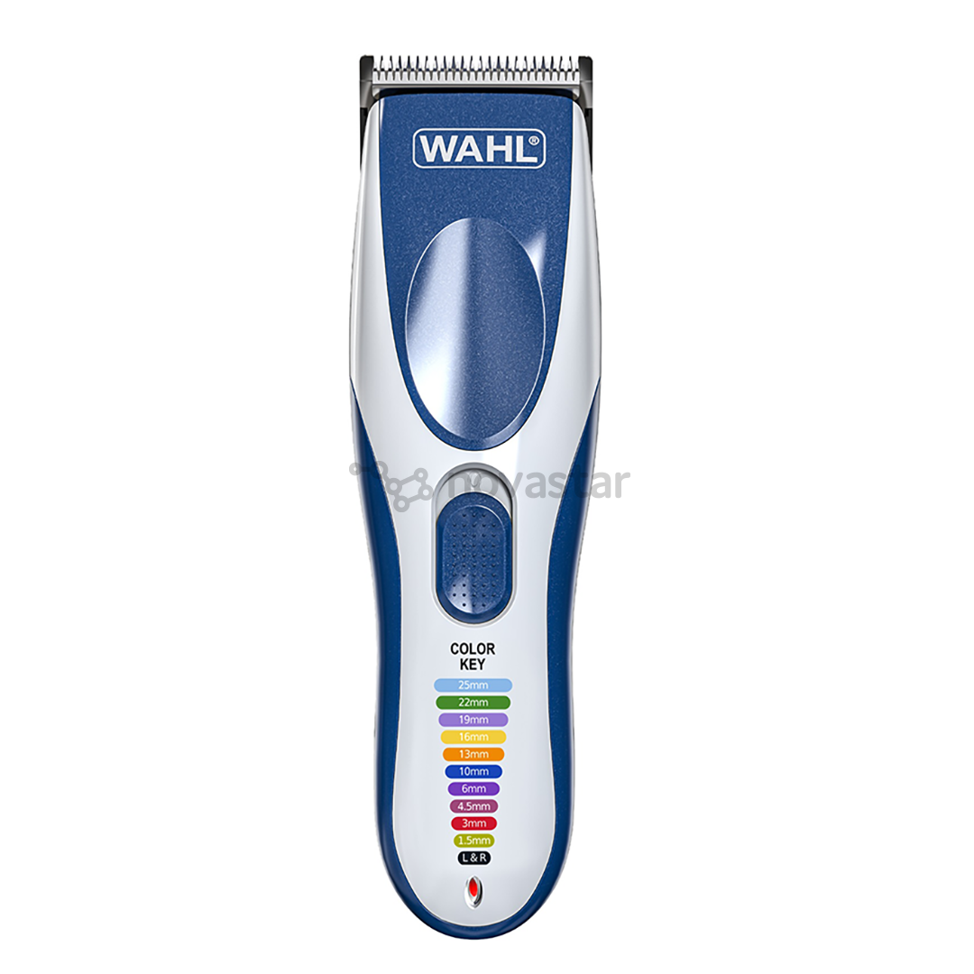 Wahl Color Pro Cordless, balta/mėlyna - Plaukų kirpimo mašinėlė