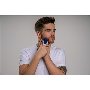 Wahl Color Pro Cordless, balta/mėlyna - Plaukų kirpimo mašinėlė