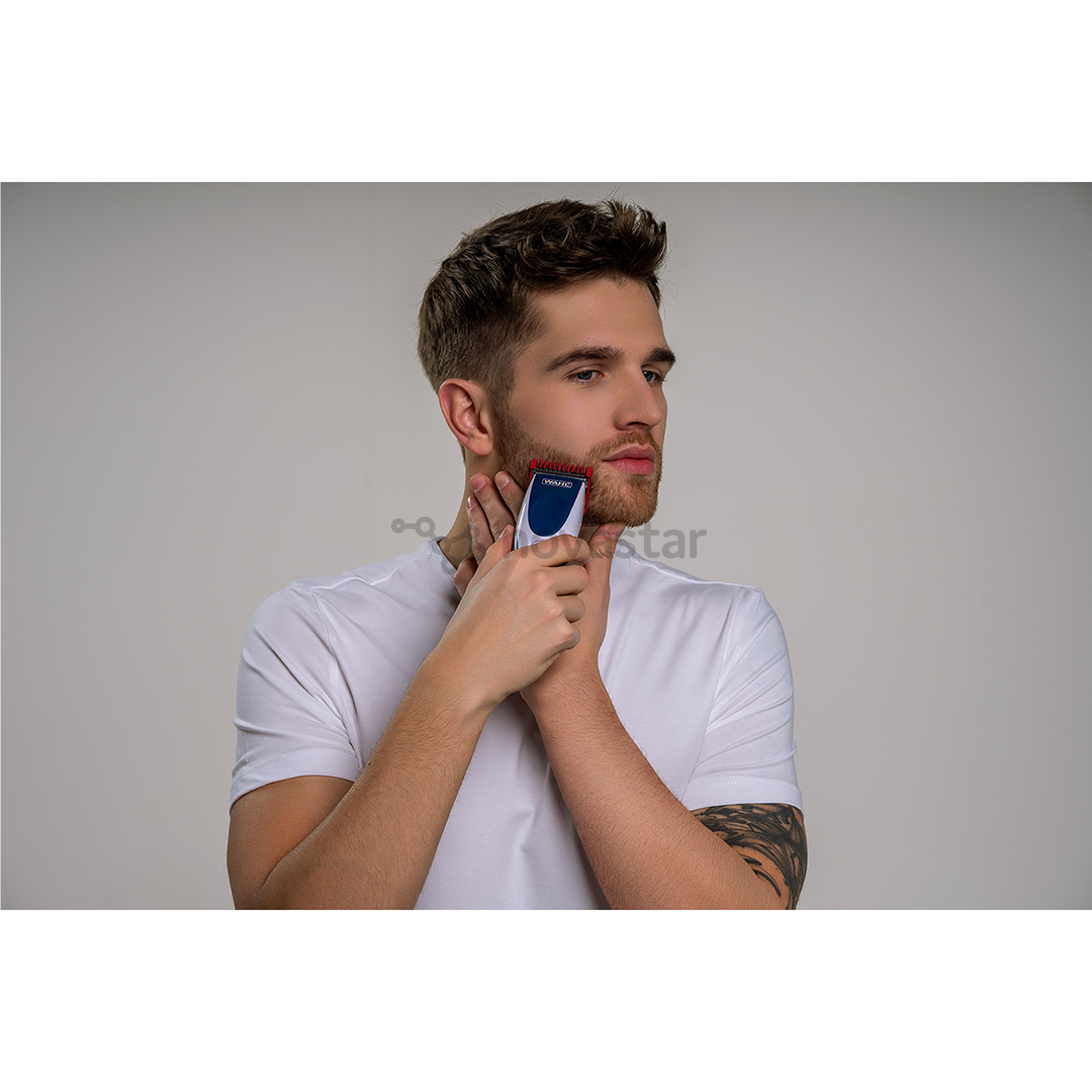 Wahl Color Pro Cordless, balta/mėlyna - Plaukų kirpimo mašinėlė