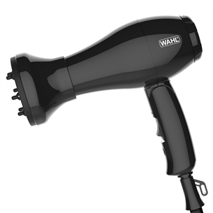 Wahl, 1000 Вт, черный - Дорожный фен
