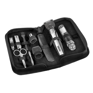 Wahl Travel Kit Delux, juodas/pilkas - Kūno priežiūros rinkinys