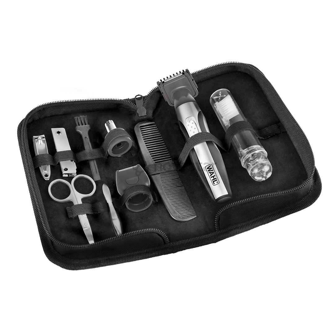 Wahl Travel Kit Delux, juodas/pilkas - Kūno priežiūros rinkinys