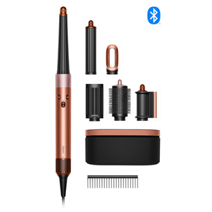 Dyson Airwrap i.d.™, Bluetooth®, 1300 W, Straight+Wavy, Amber silk, vario spalvos/rožinis - Plaukų formavimo šukos AIRWRAP.AMBSILK