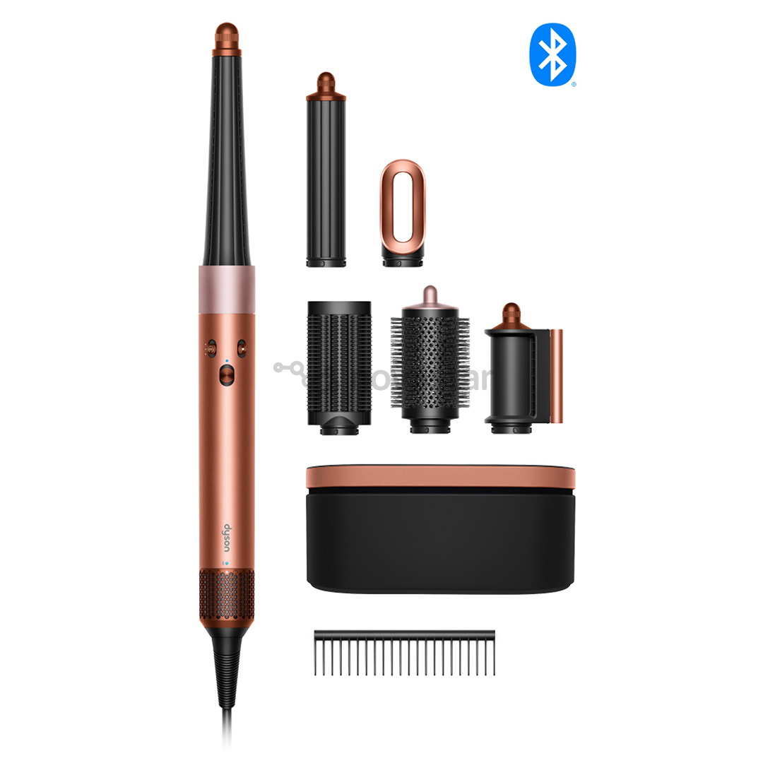 Dyson Airwrap i.d.™, Bluetooth®, 1300 W, Straight+Wavy, Amber silk - Airstyler