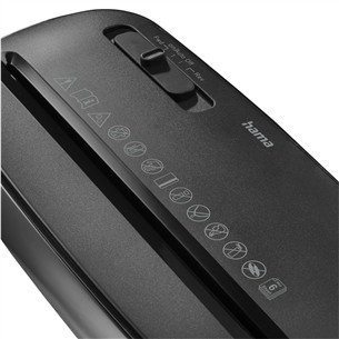 Hama Classic S61, 8 l, juodas - Dokumentų naikiklis