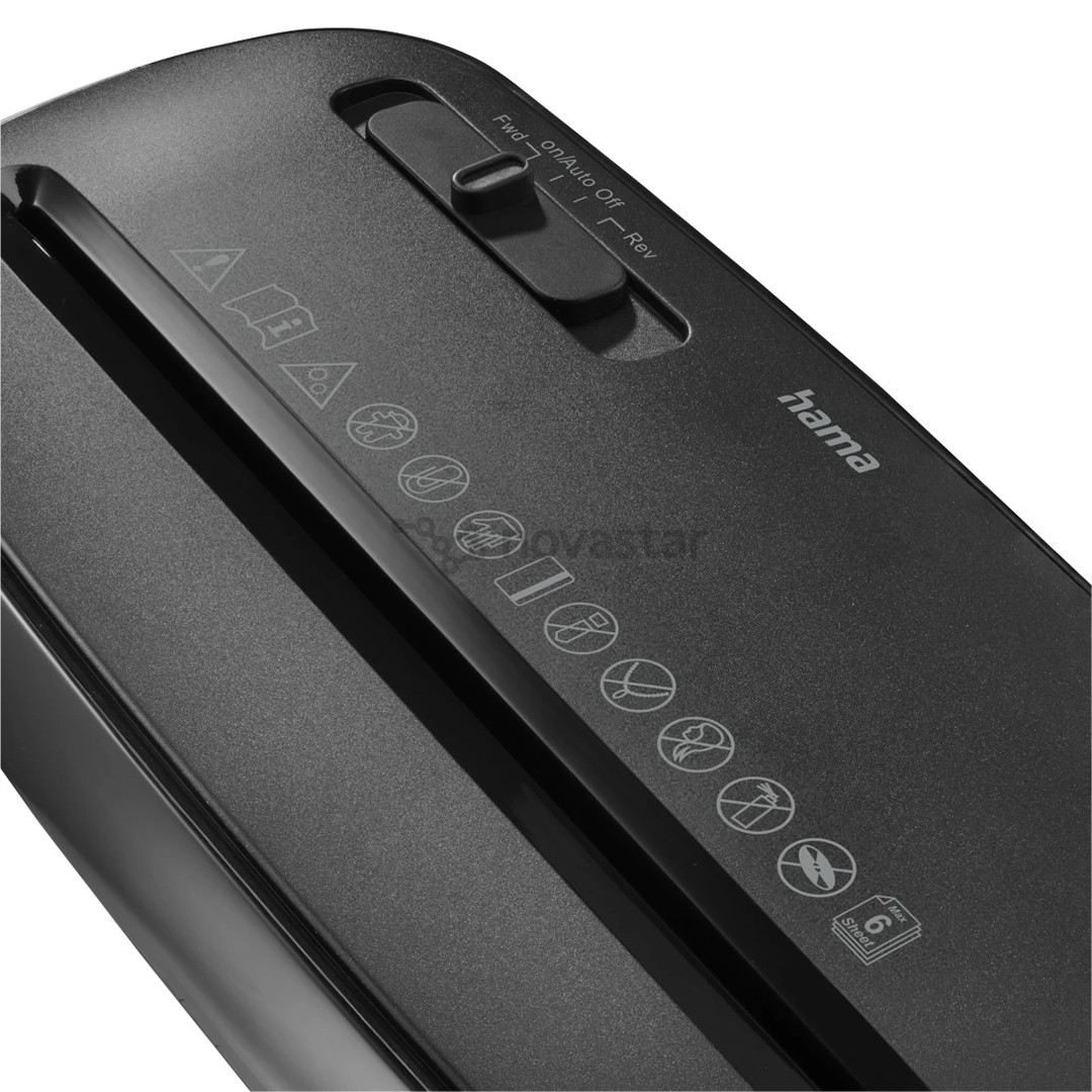 Hama Classic S61, 8 l, juodas - Dokumentų naikiklis