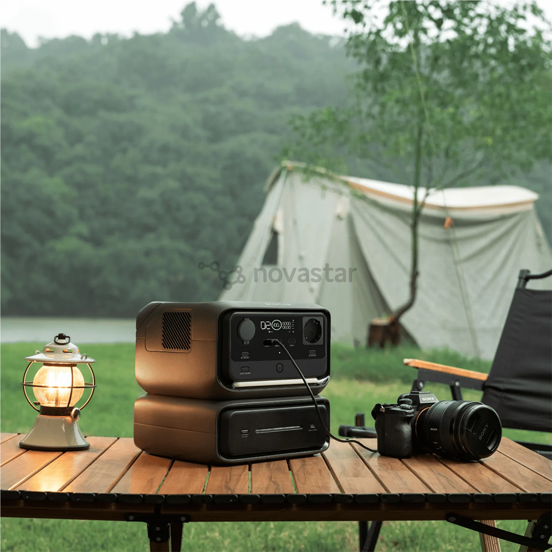 EcoFlow River 3 Max, 572 Втч, черный/серый - Аккумуляторная станция