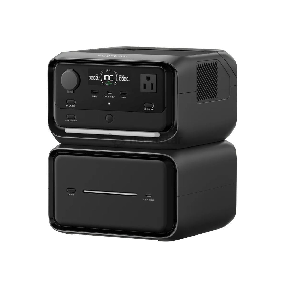 Ecoflow River 3 Max Plus, 858 Втч, черный/серый - Аккумуляторная станция