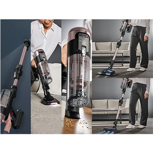 Tefal X-Force Flex 16.60, Wet & Dry, rožinis/juodas - Belaidis dulkių siurblys