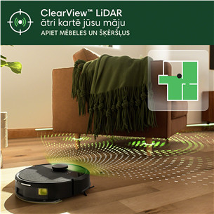 iRobot Roomba® 105 Combo+, Wet & Dry, juodas - Dulkių siurblys robotas