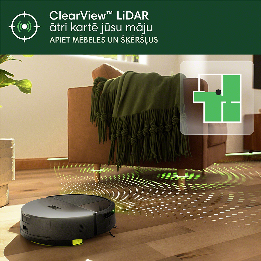 iRobot Roomba 205 DustCompactor Combo, сухая и влажная уборка, черный - Робот-пылесос