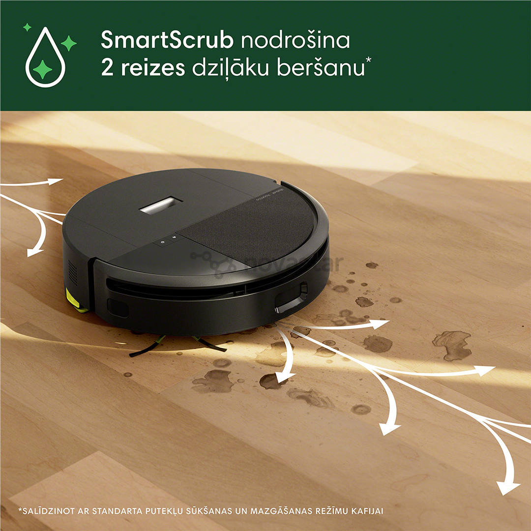 iRobot Roomba 205 DustCompactor Combo, сухая и влажная уборка, черный - Робот-пылесос