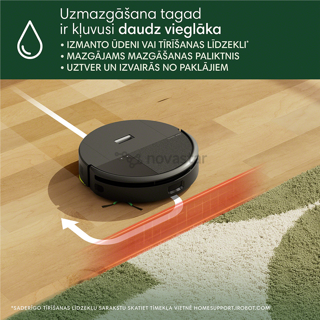 iRobot Roomba 205 DustCompactor Combo, сухая и влажная уборка, черный - Робот-пылесос