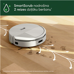 iRobot Roomba 205 DustCompactor Combo, wet & dry, baltas - Dulkių siurblys robotas