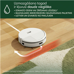 iRobot Roomba 205 DustCompactor Combo, wet & dry, baltas - Dulkių siurblys robotas