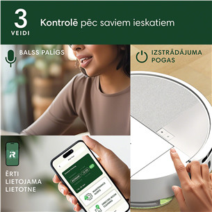 iRobot Roomba 205 DustCompactor Combo, wet & dry, baltas - Dulkių siurblys robotas
