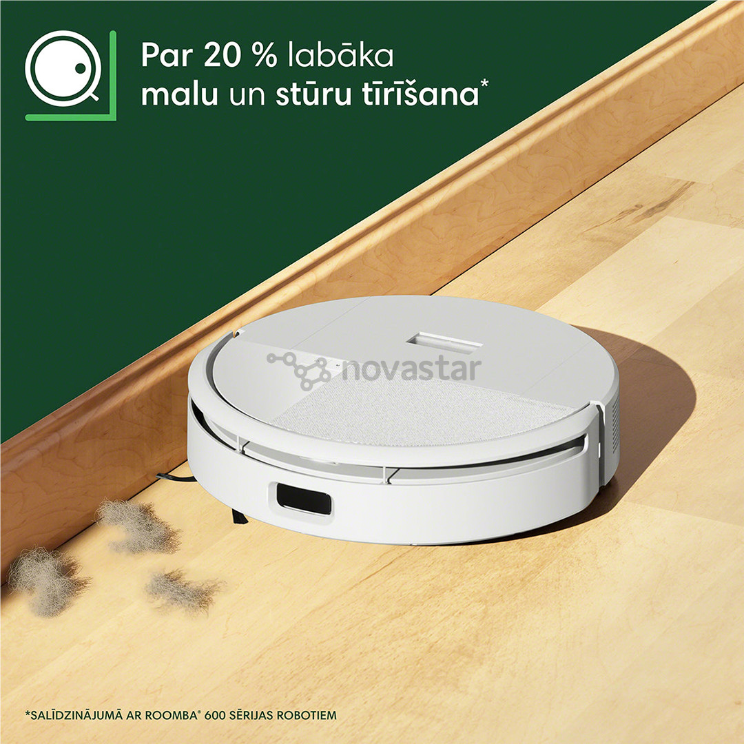iRobot Roomba 205 DustCompactor Combo, wet & dry, baltas - Dulkių siurblys robotas