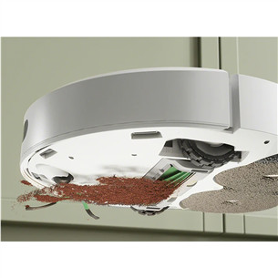 iRobot Roomba® Plus 405 Combo, Wet & Dry, baltas - Dulkių siurblys robotas
