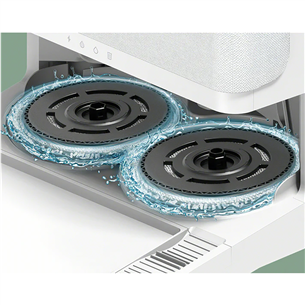 iRobot Roomba® Plus 405 Combo, сухая и влажная уборка, белый - Робот-пылесос