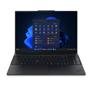 Lenovo ThinkPad E16 Gen 3, 16'', WUXGA, Ultra 5, 16 GB, 512 GB, W11P, ENG, juodas - Nešiojamasis kompiuteris 21SR006JMH