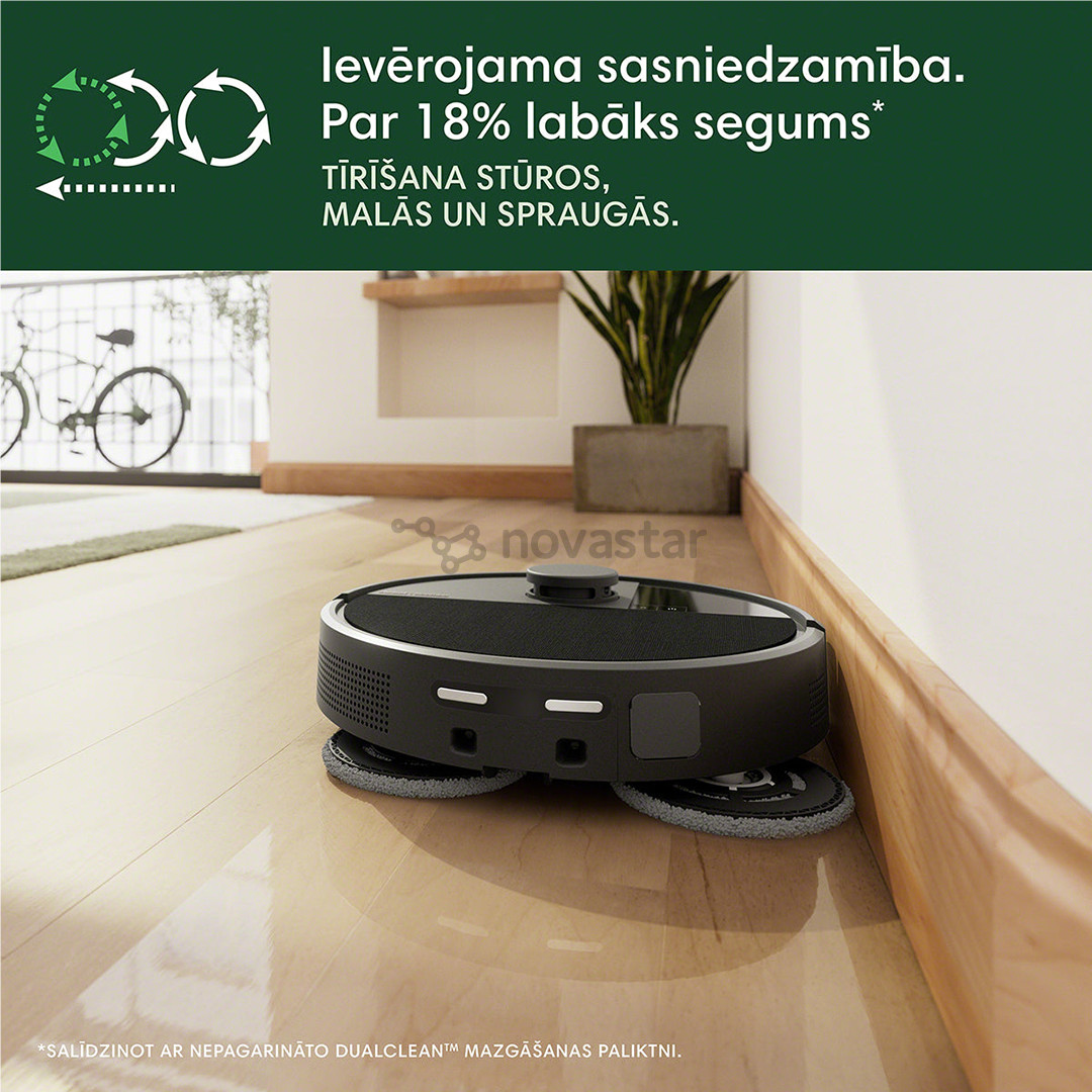 iRobot Roomba® Plus 505 Combo, Wet & Dry, black - Robot vacuum cleaner