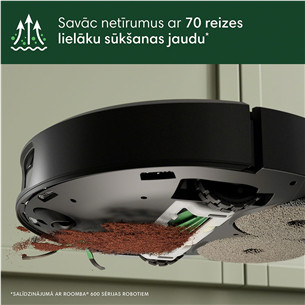 iRobot Roomba® Plus 505 Combo, Wet & Dry, black - Robot vacuum cleaner