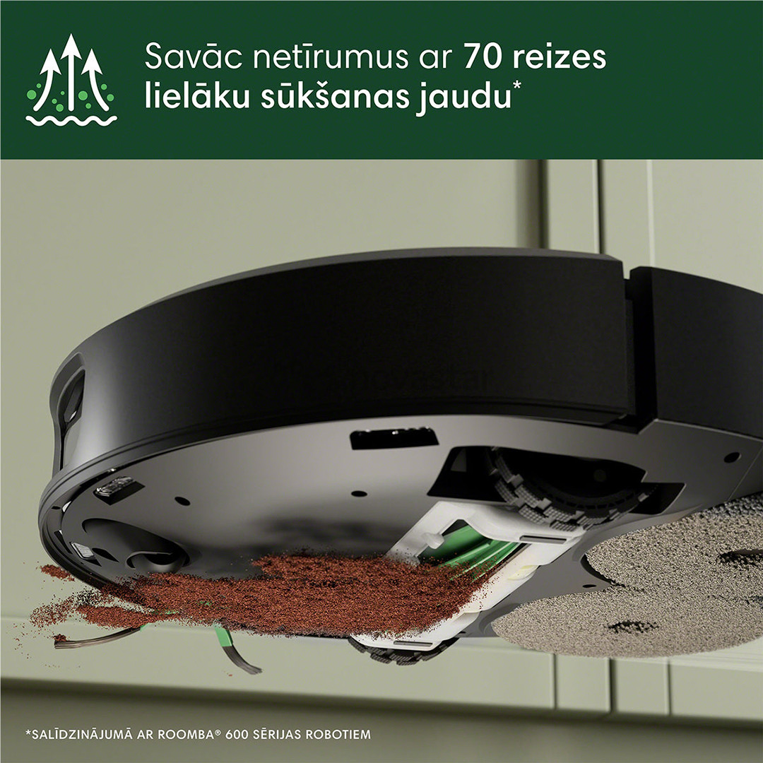 iRobot Roomba® Plus 505 Combo, Wet & Dry, black - Robot vacuum cleaner