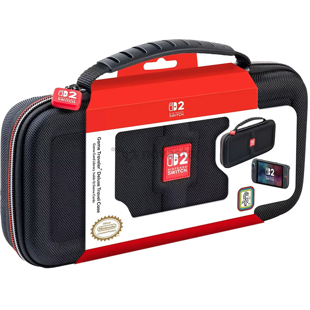 RDS Industries Deluxe Travel Case, Nintendo Switch/Switch 2, черный - Чехол для переноски