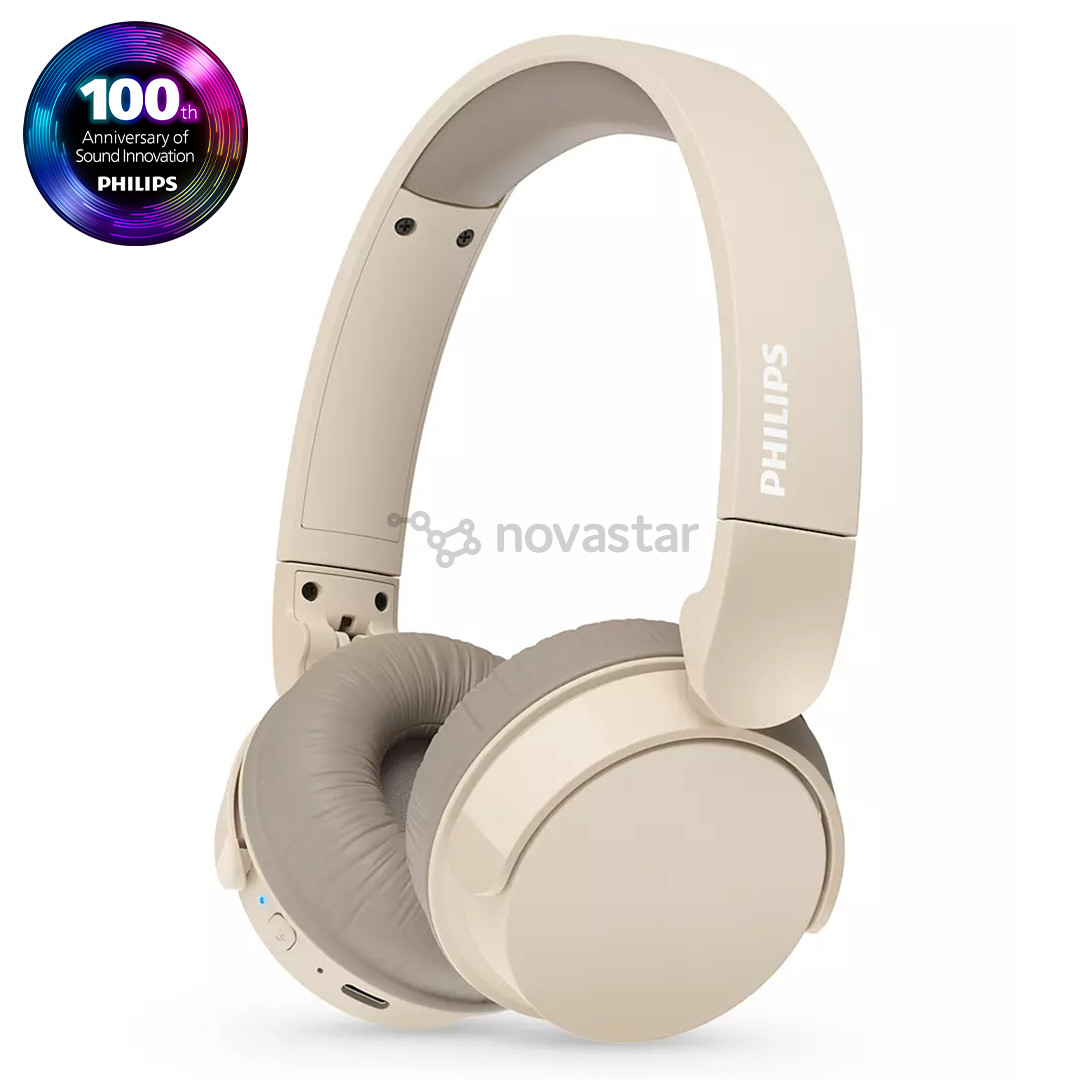 Philips TAH-3209, бежевый - Накладные беспроводные наушники