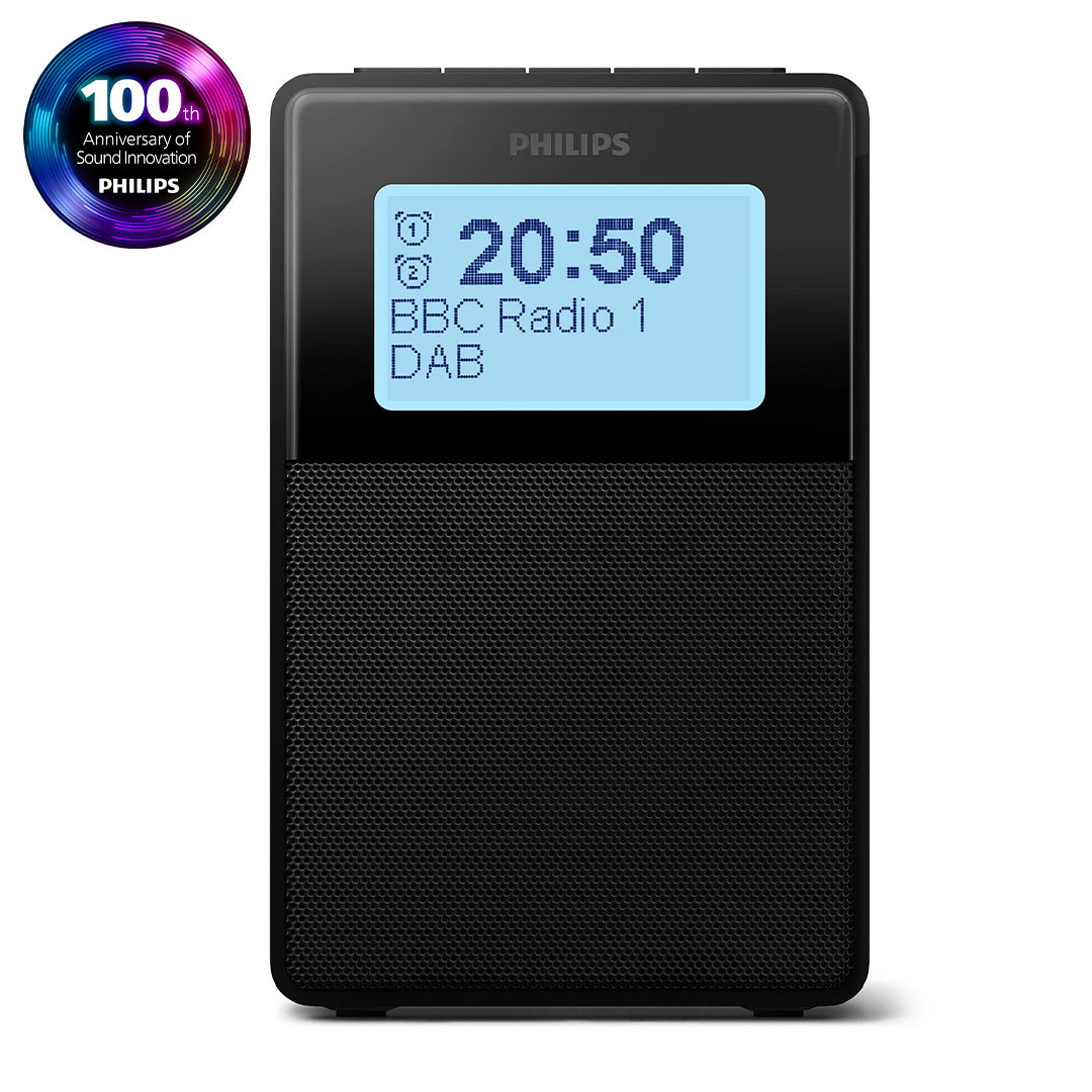 Philips TAR5100, DAB+, black - Clock radio