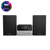 Philips TAM3205, 2.0, черный/серебристый - Музыкальный центр