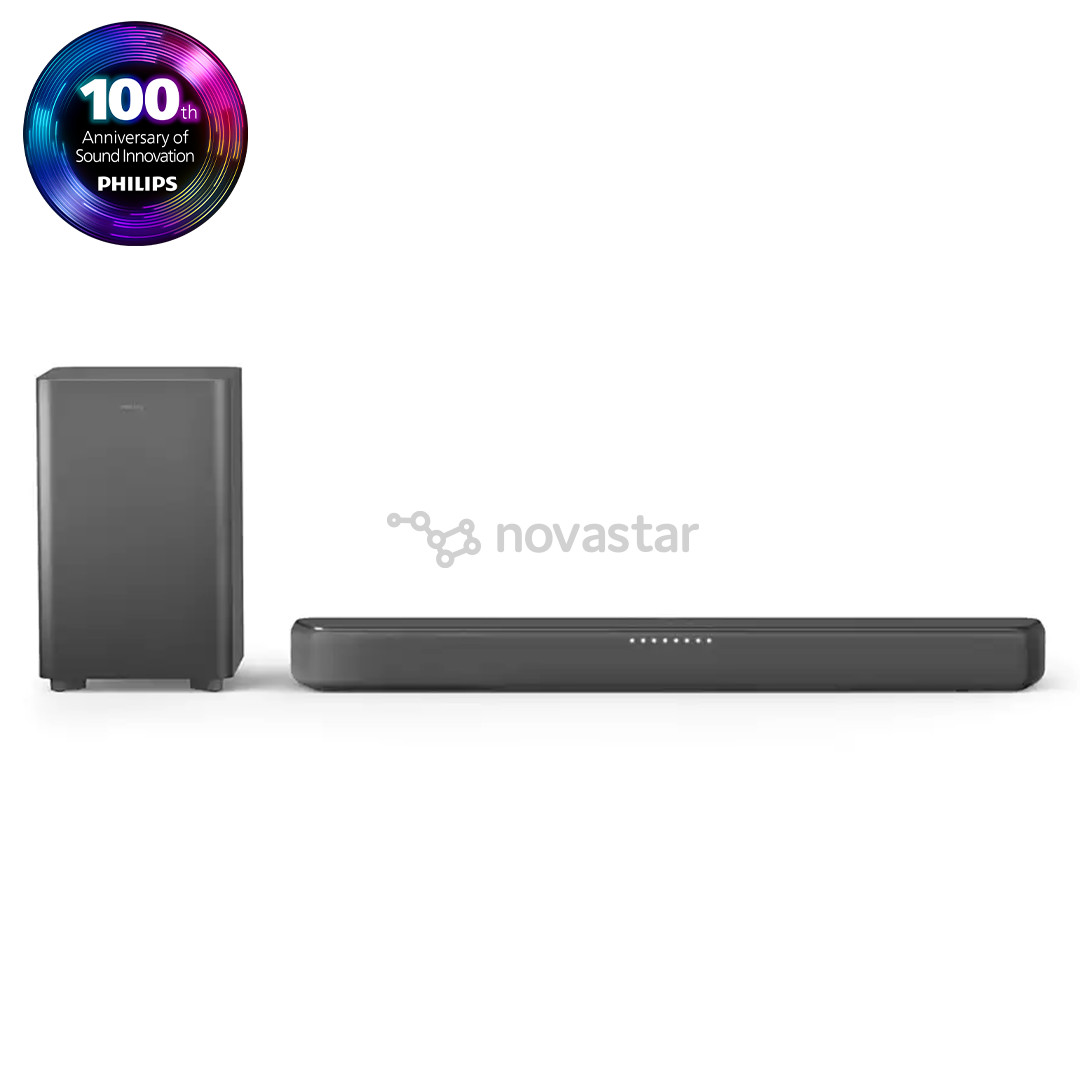 Philips TAB5309, 2.1, black - Soundbar