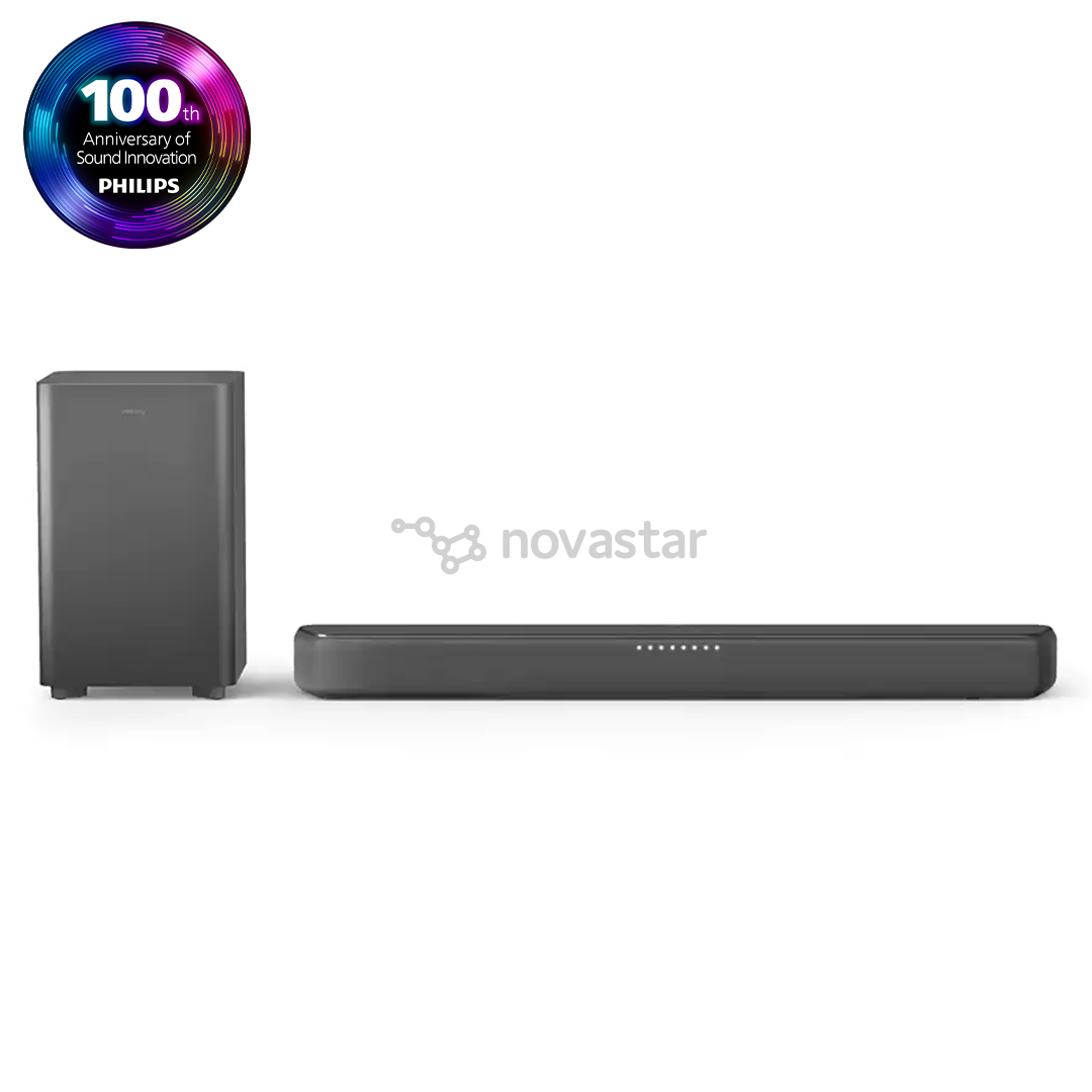 Philips TAB5309, 2.1, black - Soundbar