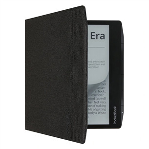 PocketBook Charge Cover, 7'', Era series, canvas black - E-reader cover