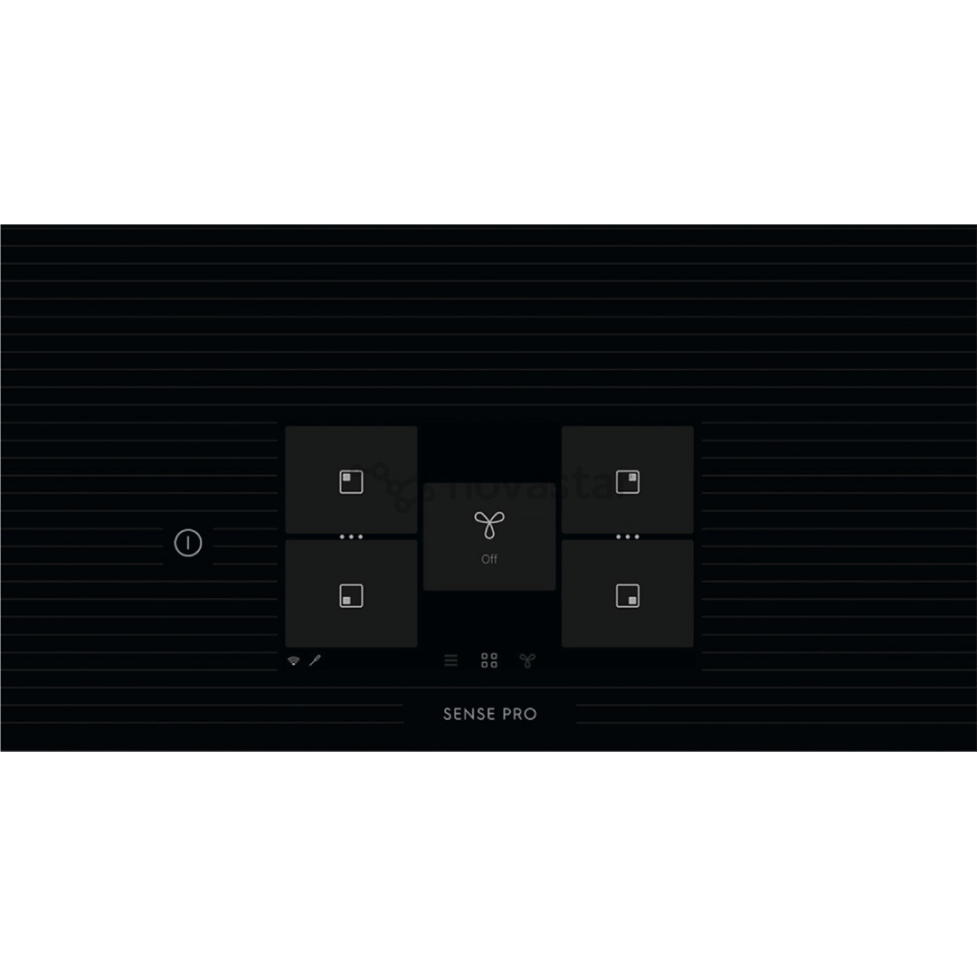Electrolux 900 XT SensePro, ширина 80 см, черный - Интегрируемая индукционная варочная панель с вытяжкой