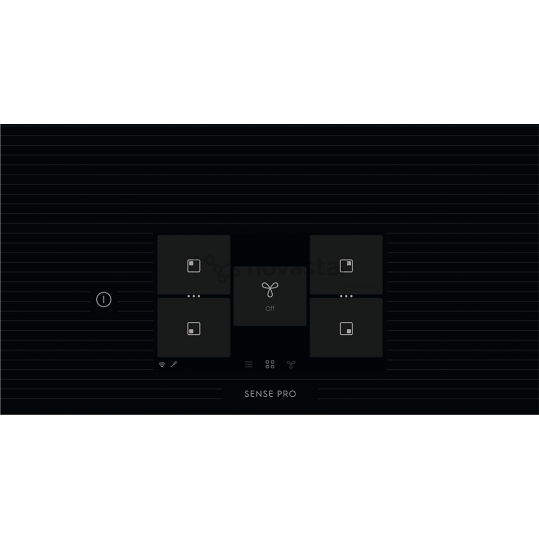 Electrolux 900 XT SensePro, width 80 cm, black - Built-in induction ExtractorHob