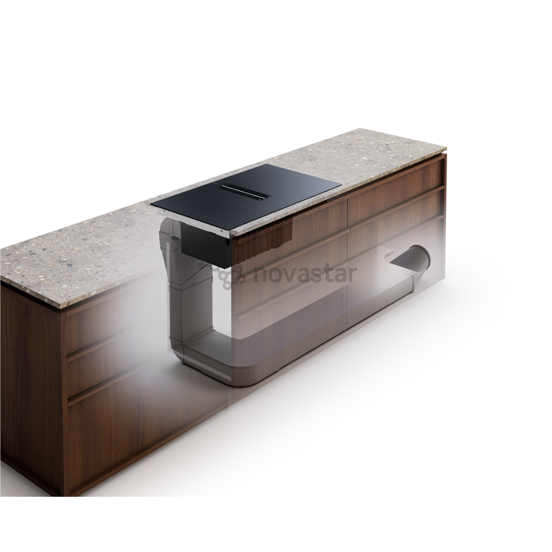 Electrolux 900 XT SensePro, width 80 cm, black - Built-in induction ExtractorHob