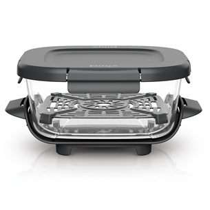 Ninja CRISPi, 1,4 L, CleanCrisp, skaidrus - Stiklinis indas su užsegamu dangčiu