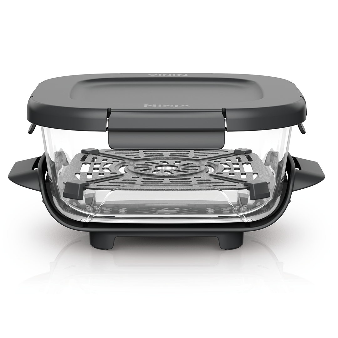 Ninja CRISPi, 1,4 L, CleanCrisp, skaidrus - Stiklinis indas su užsegamu dangčiu