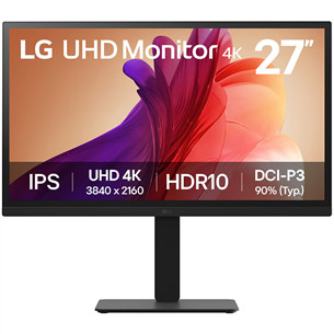 LG BA45U UltraFine, 27'', UHD, IPS, черный - Монитор 27BA45U-B