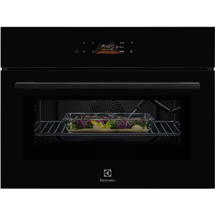 Electrolux 800 Series MealAssist Combiquick®, microwave function, 44 L, black - Built-in Oven LVL8E09Z