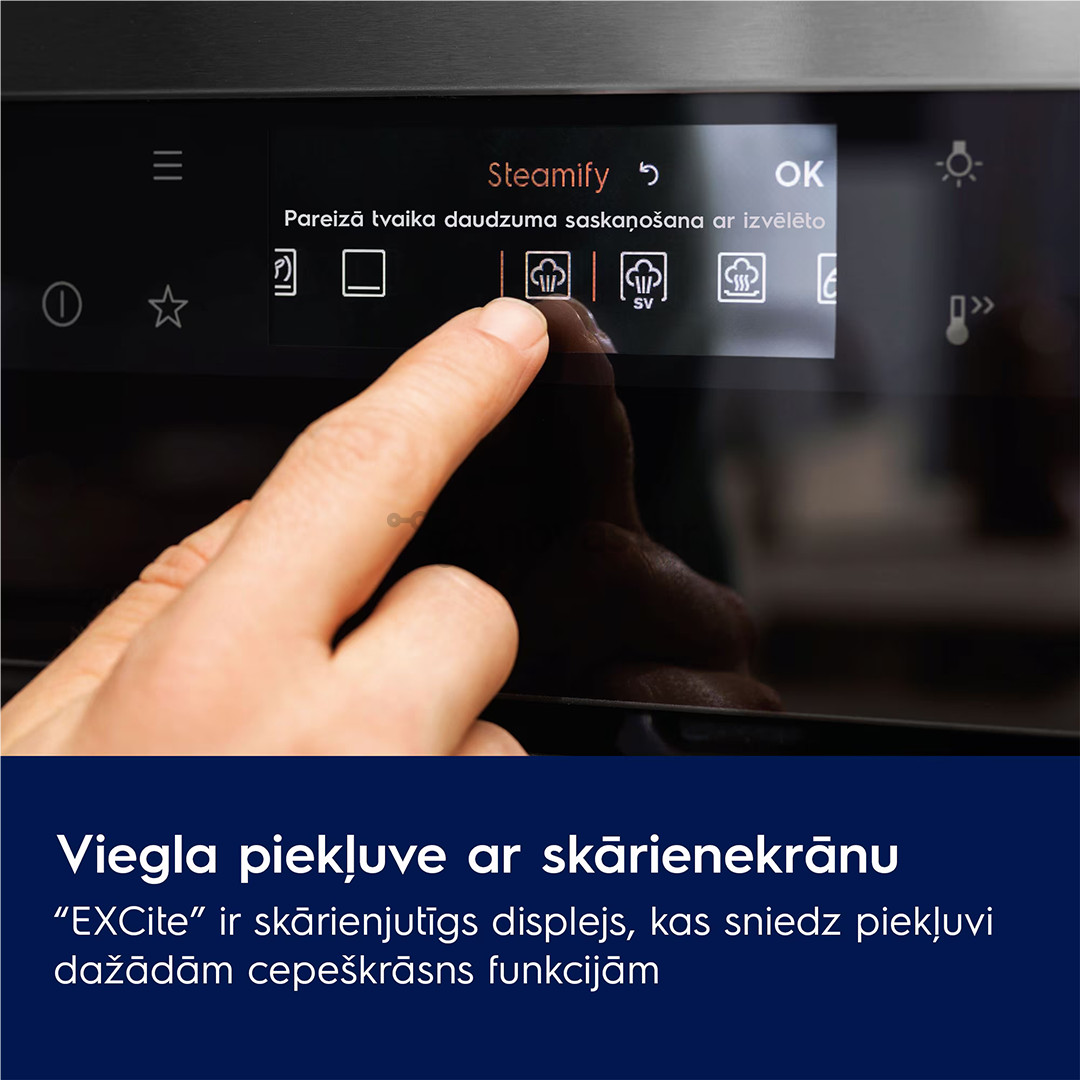 Electrolux 800 Series MealAssist Combiquick®, su mikrobangų krosnelės funkcija, 44 L, juoda - Įmontuojama kompaktiška orkaitė