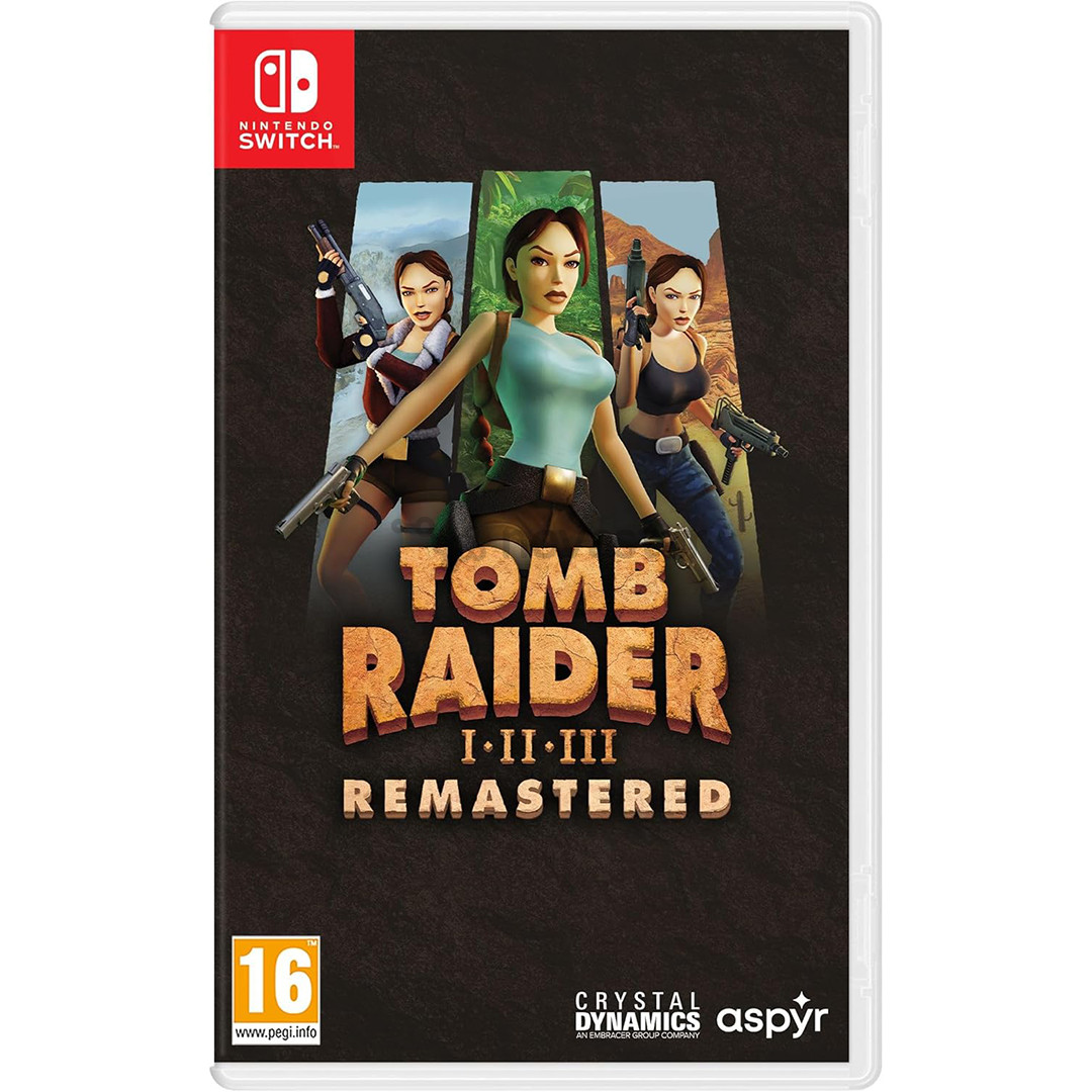 Tomb Raider I-II-III Remastered, Nintendo Switch - Žaidimas