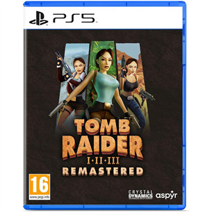 Tomb Raider I-II-III Remastered, PlayStation 5 - Žaidimas 5056635609588