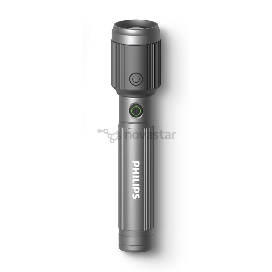 Philips Torch, 650lm, 15W, pilkas - LED žibintuvėlis