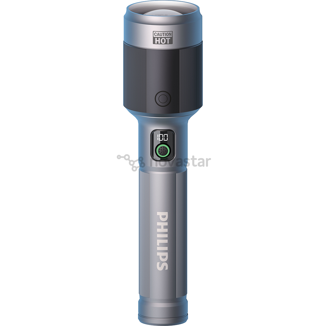 Philips Torch, 2200 лм, 60 Вт, серый - Светодиодный фонарик