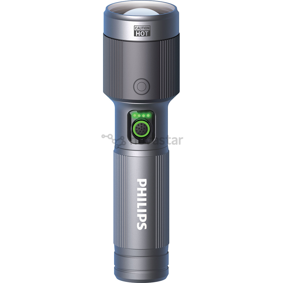 Philips Torch, 1500lm, 30W, pilkas - LED žibintuvėlis